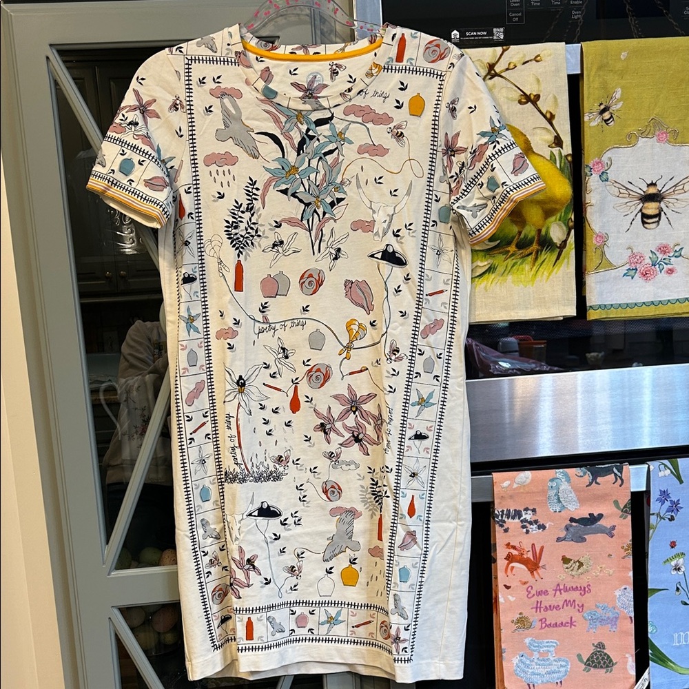 Tory Burch Floral Print CottonDress Small Boho